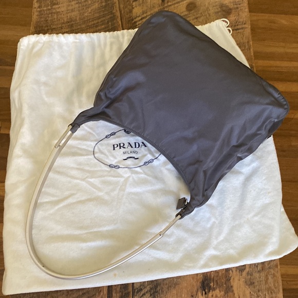 Vintage Prada Tessuto Metallo Ardesia Bag - Picture 6 of 13